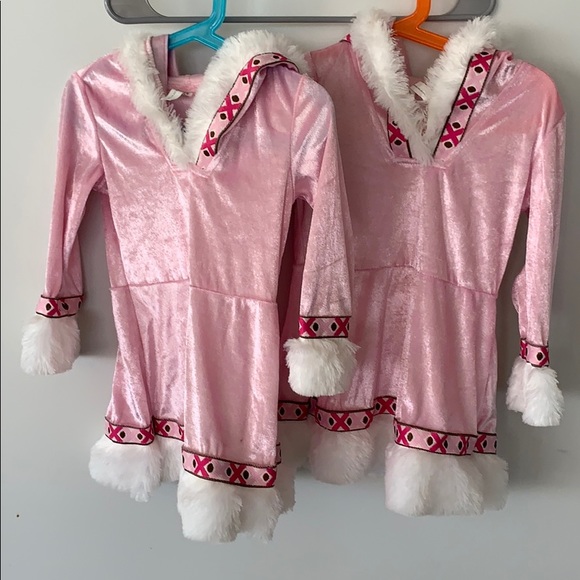 Twins Halloween costume Eskimo girls 3T-4T - Picture 1 of 4